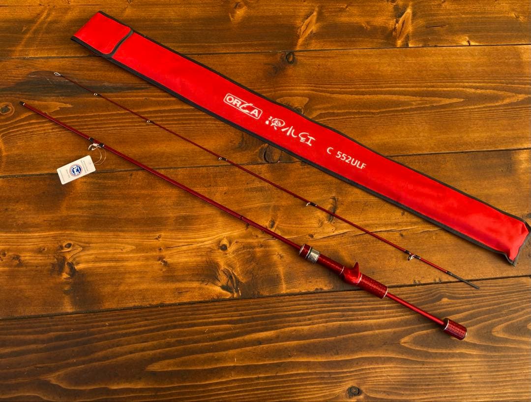 超軽量　カーボンロッド　アジングロッド　C552ULF 165cm ベイトロッド
