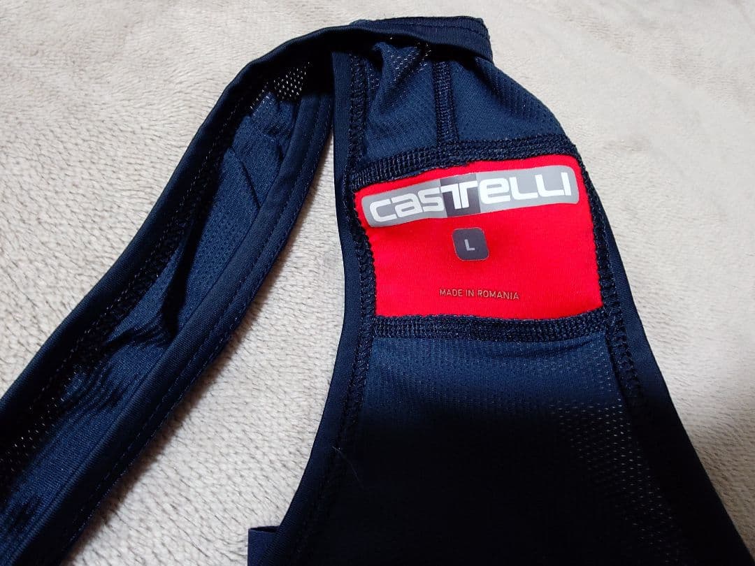 castelli ビブショーツL ネイビー