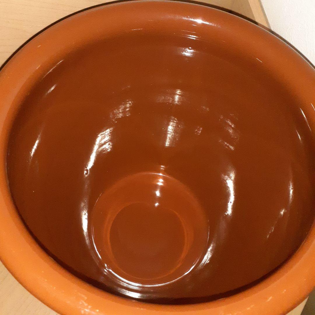 久松窯 5号 味噌甕 味噌カメ 味噌かめ 壺 漬物 梅干し 陶器製保存容器 茶色