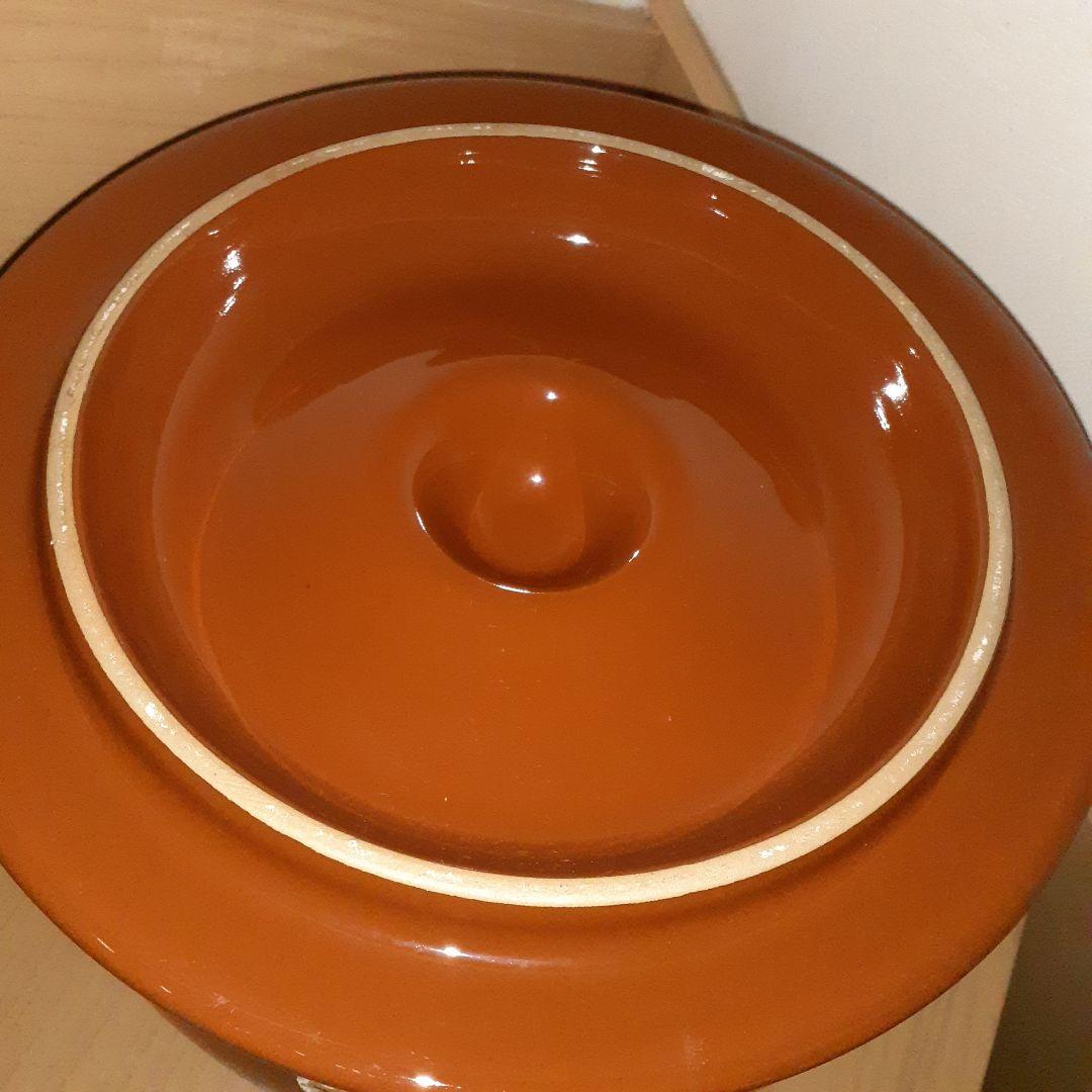 久松窯 5号 味噌甕 味噌カメ 味噌かめ 壺 漬物 梅干し 陶器製保存容器 茶色