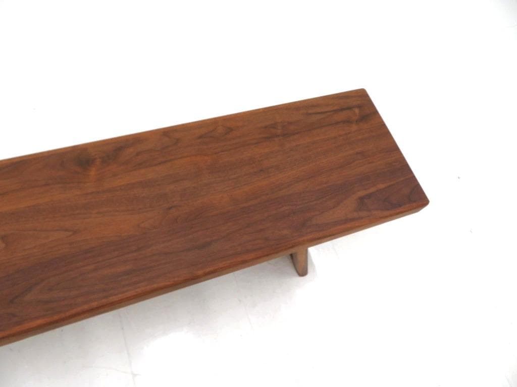 展示品　カリモク　ウォールナット　無垢材　ベンチ　チェア　イス　北欧
