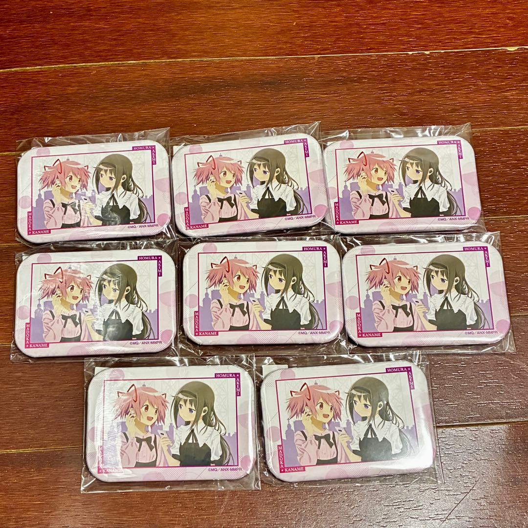 魔法少女まどか☆マギカ 音アニ コラボ 缶バッジ スクエア缶バッジ 8個