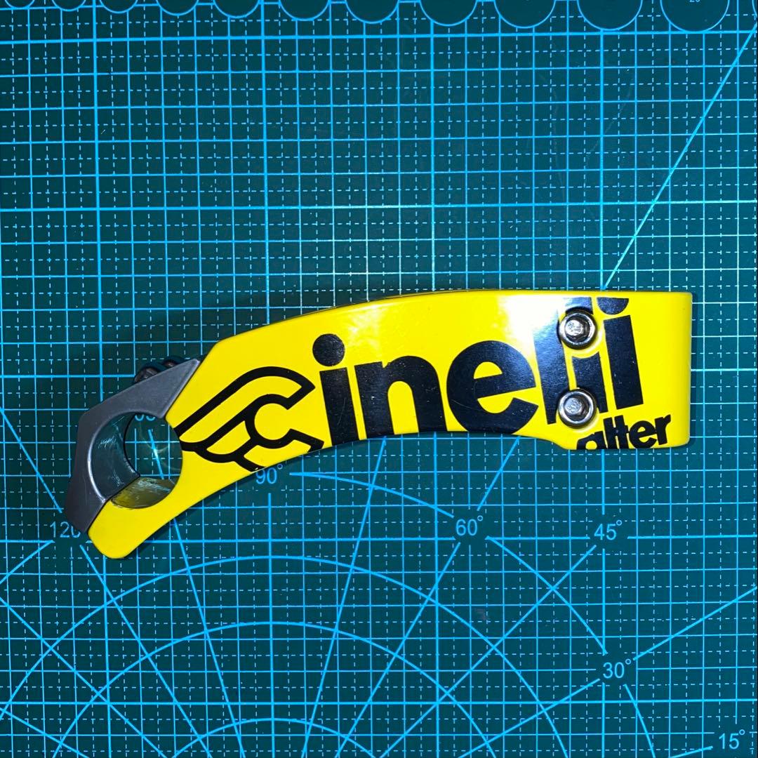 Cinelli Alter ステム イエロー/シルバー