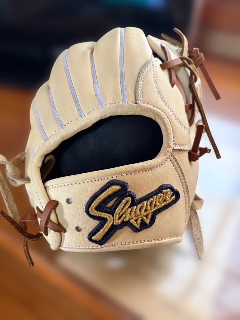 スラッガー 野球グローブ 特別注文 クリーム色