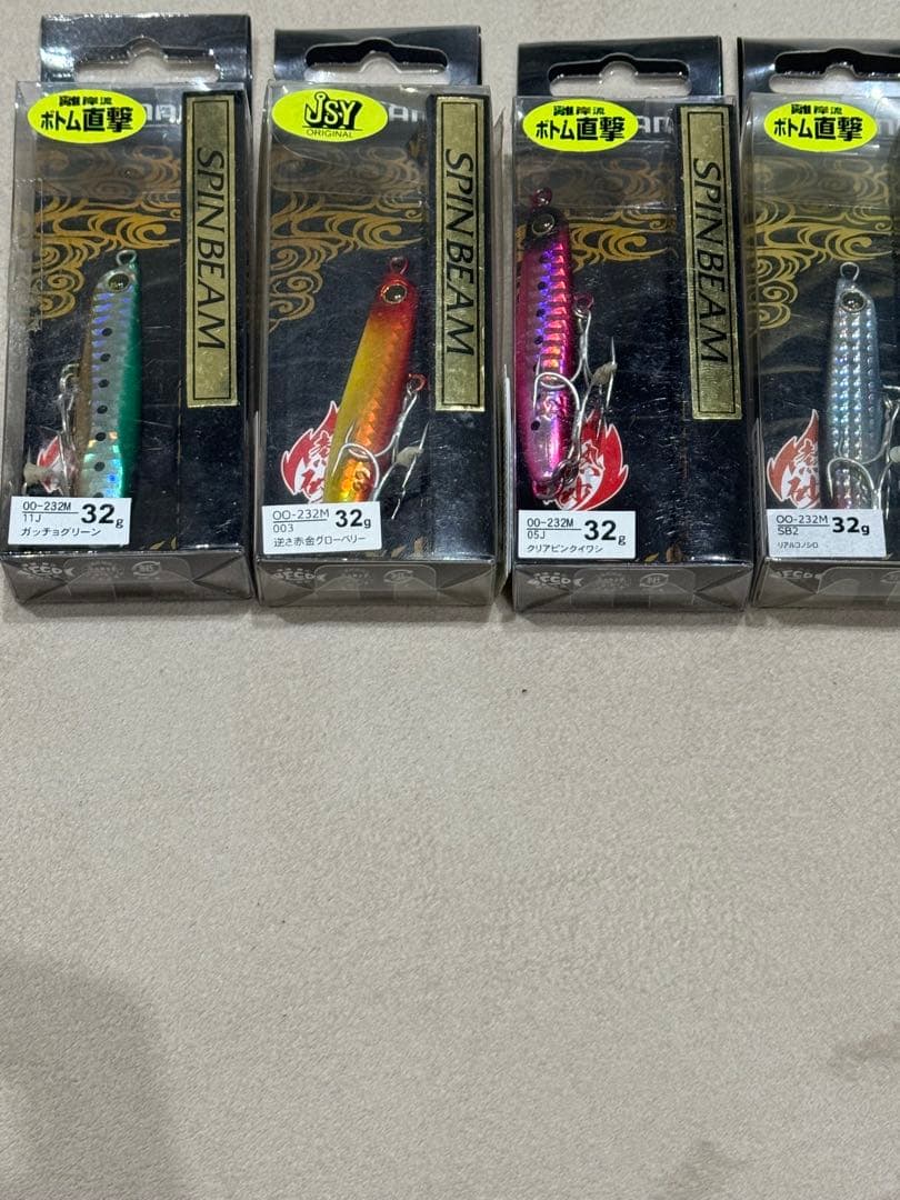 シマノ　スピンビーム32gメタルジグ 4個セット