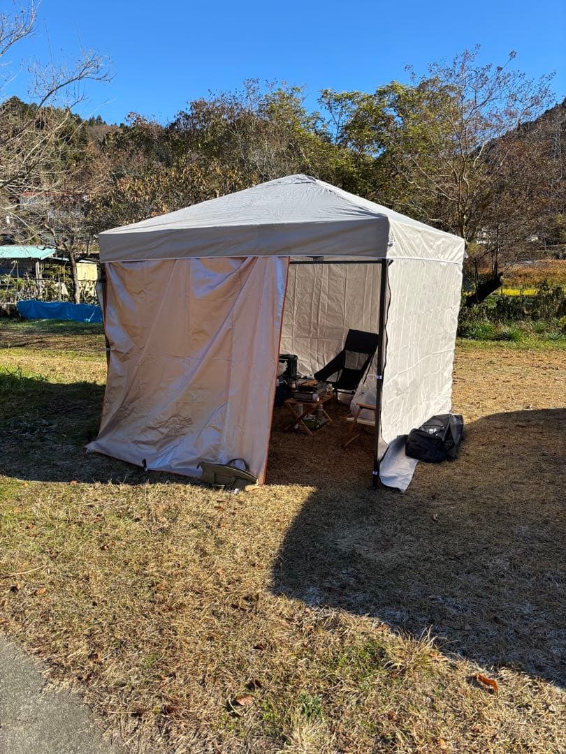 FIELD DOOR センターロックタイプタープ 2.5m 横幕3枚付き