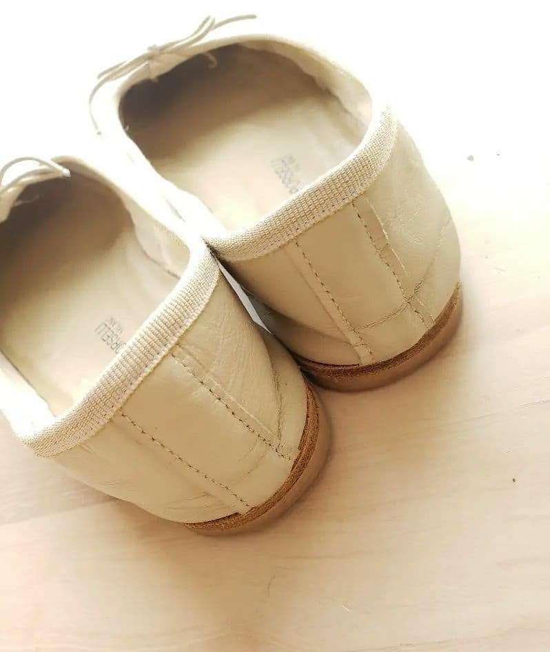 最終値下げ※E Porselli バレエシューズ　36 クリーム 美品♪