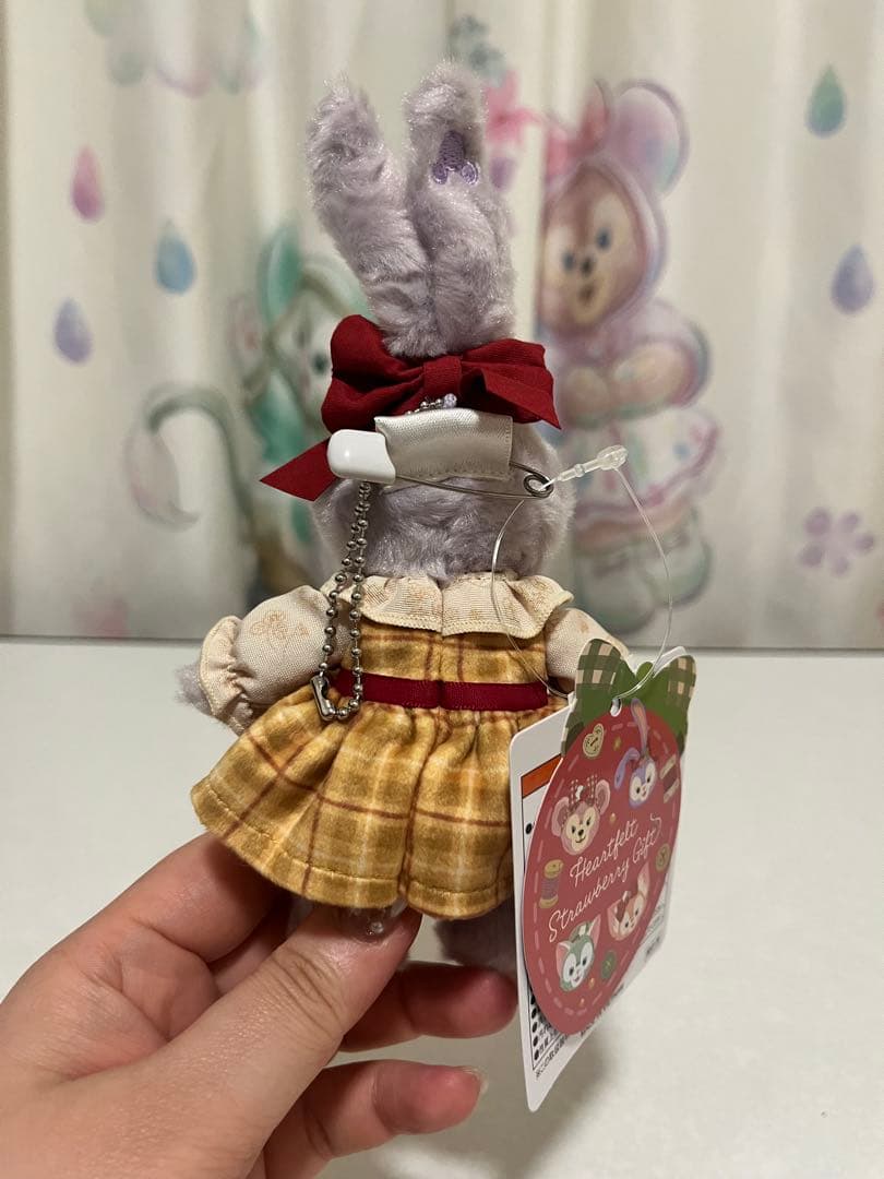 【新品】 ステラルー ぬいぐるみバッジ ハートフェルトストロベリーギフト