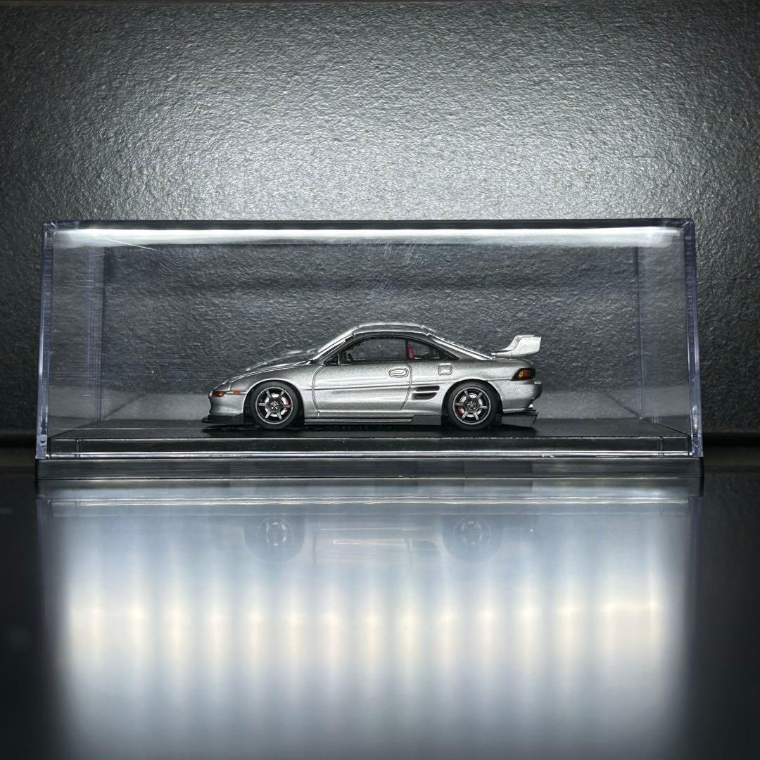 Micro Turbo PEAKO 1/64トヨタ　MR2 シルバー MTモデル