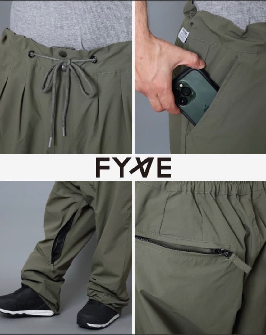 fyve スノーボードウェア ［日本限定］未使用 上下セット M ベージュ