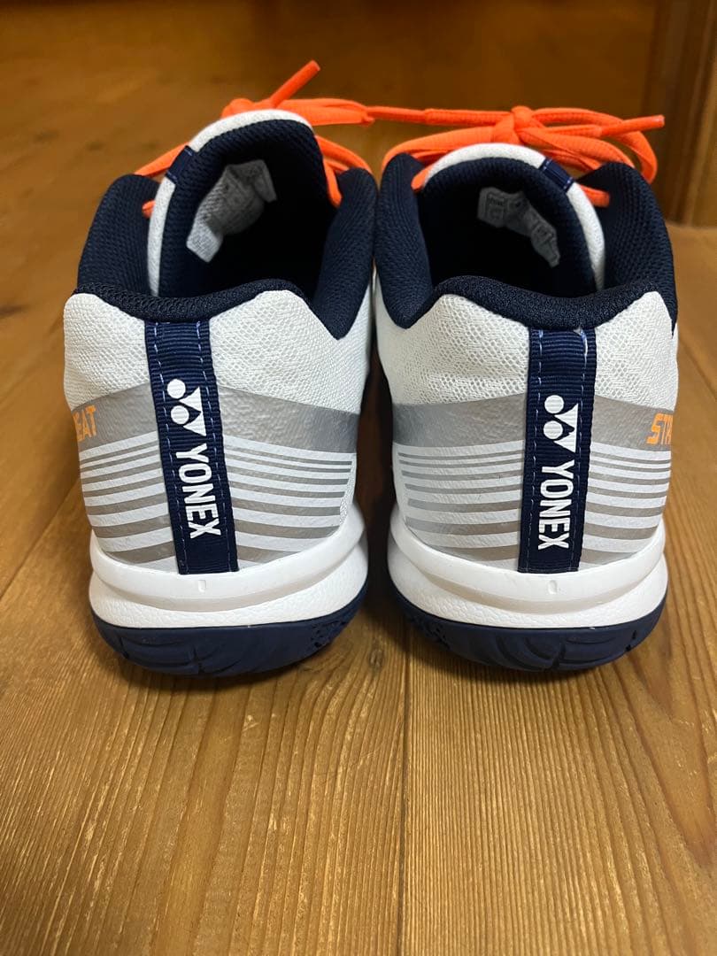 YONEX SHB-02LTD バドミントンシューズ ホワイト/オレンジ