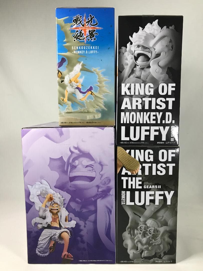 [一部開封有り]ワンピース モンキー・D・ルフィ ギア5 ニカ フィギュアセット