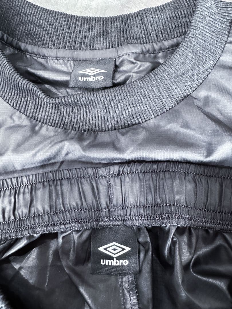 umbro ピステ上下セット ブラック
