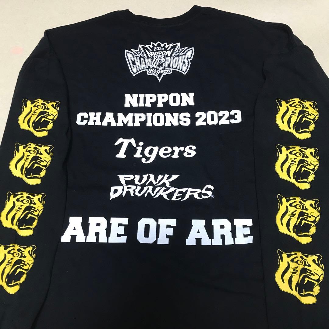パンクドランカーズ XL 阪神タイガース 未使用 Tシャツ 長袖 日本一 優勝