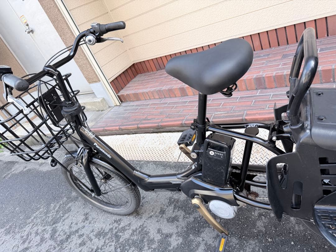 子供乗せ　パナソニック 電動アシスト自転車 チャイルドシート付き