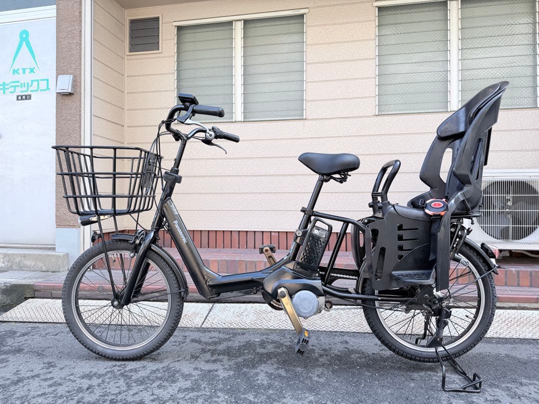 子供乗せ　パナソニック 電動アシスト自転車 チャイルドシート付き