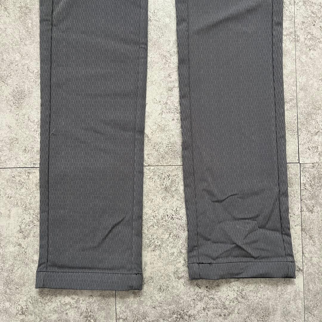 未使用【アディダス】（L）ゴルフパンツ ストレッチパンツ テーパード グレー