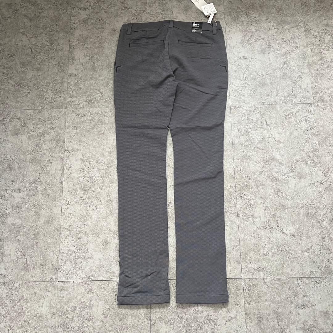 未使用【アディダス】（L）ゴルフパンツ ストレッチパンツ テーパード グレー