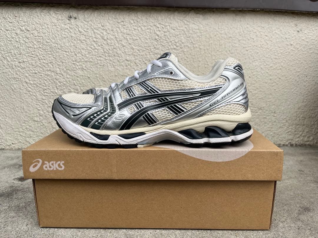 新品ASICS GEL-KAYANO14 CREAM/SCARAB 27.5cm
