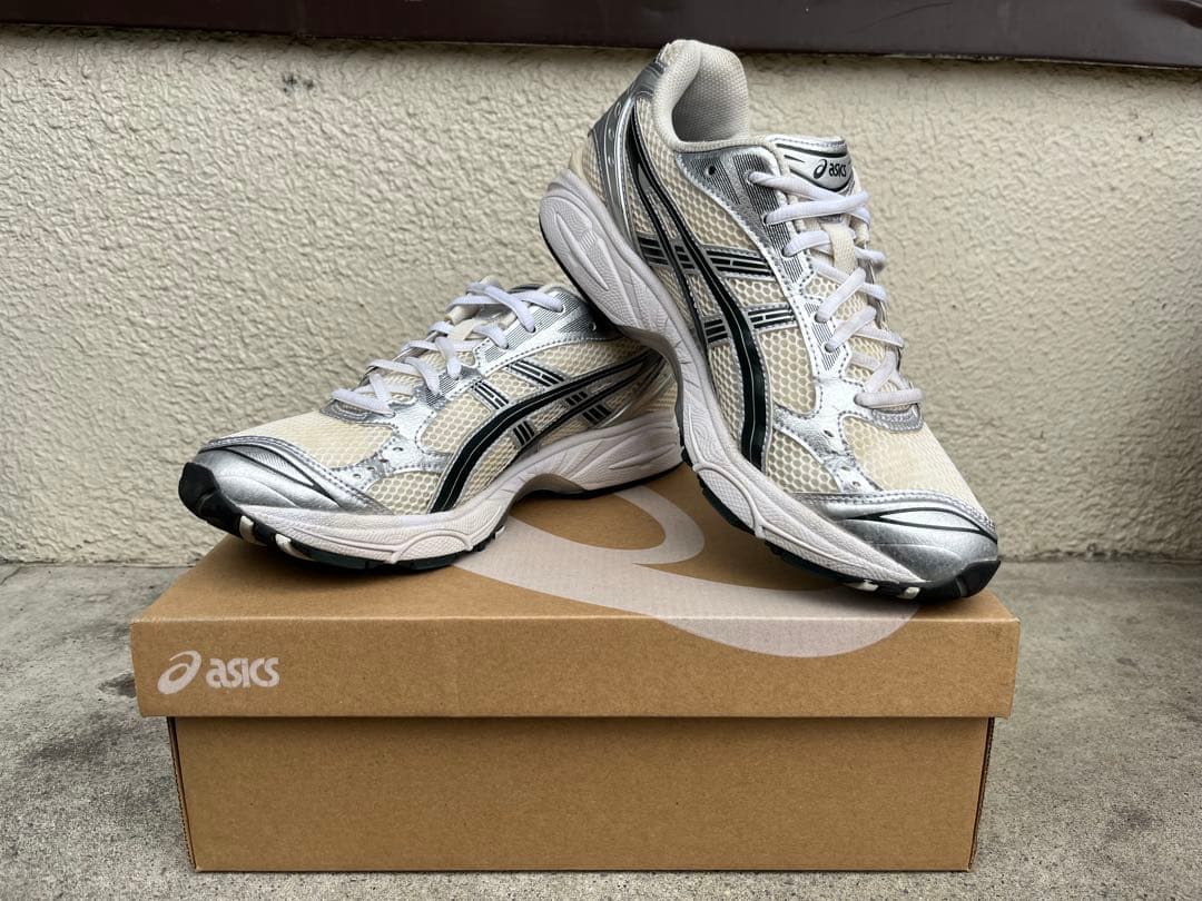 新品ASICS GEL-KAYANO14 CREAM/SCARAB 27.5cm
