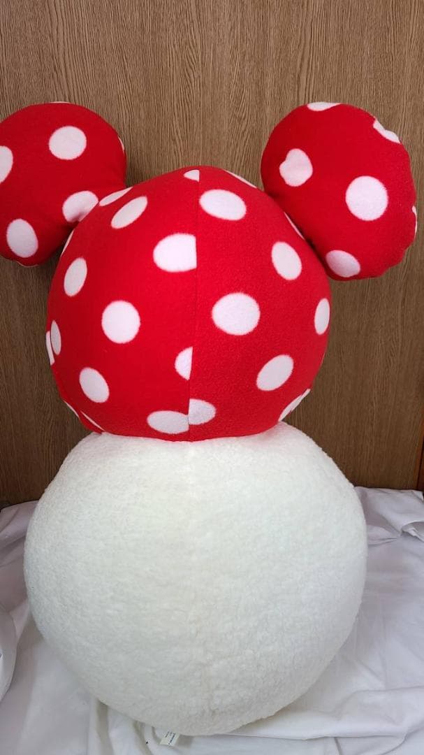 ★東京ディズニー★BIG!ミニーマウス雪だるまぬいぐるみ