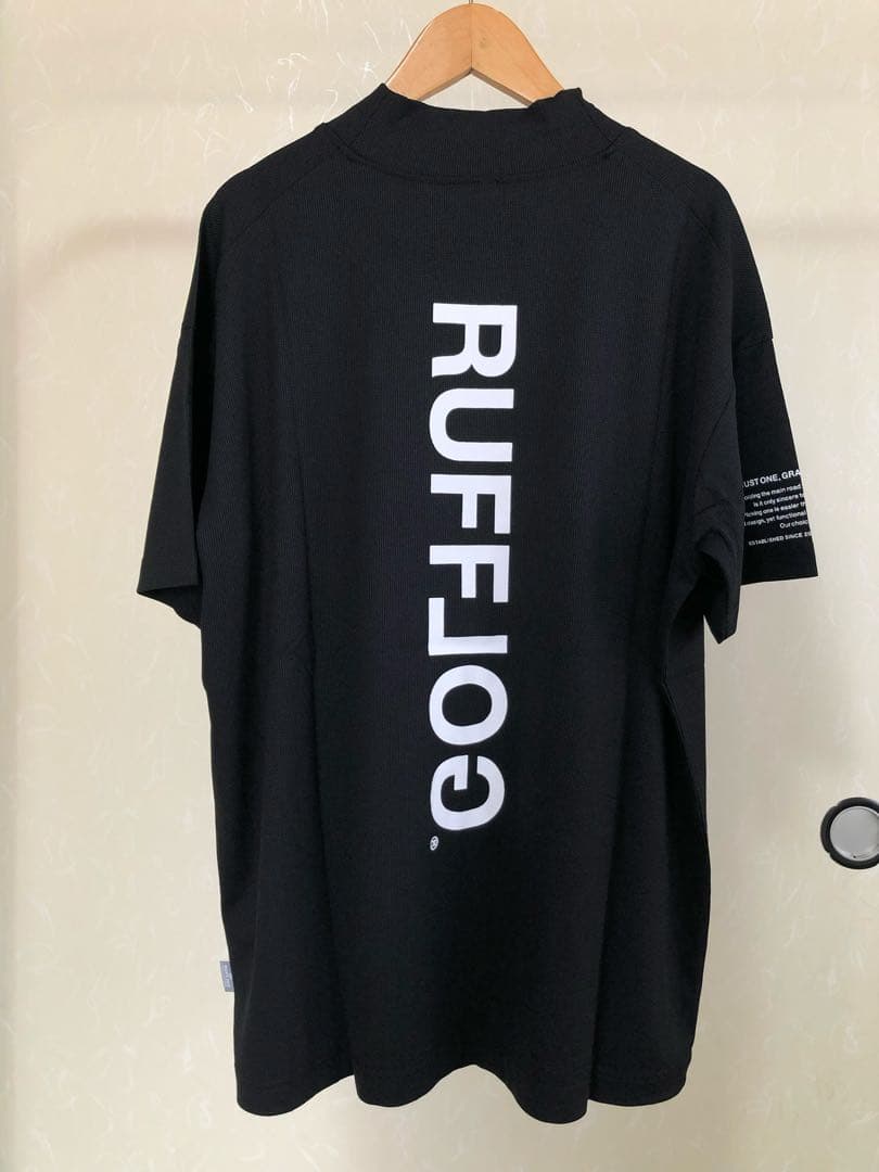 RUFFLOG MOCK NECK SHIRTS サイズXL ブラック