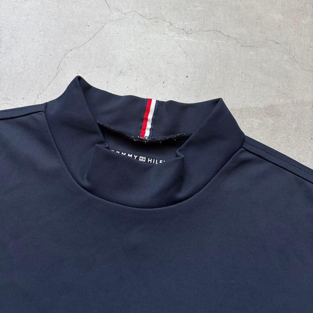 【美品】  GOLF 半袖モックネックTシャツ ロゴ