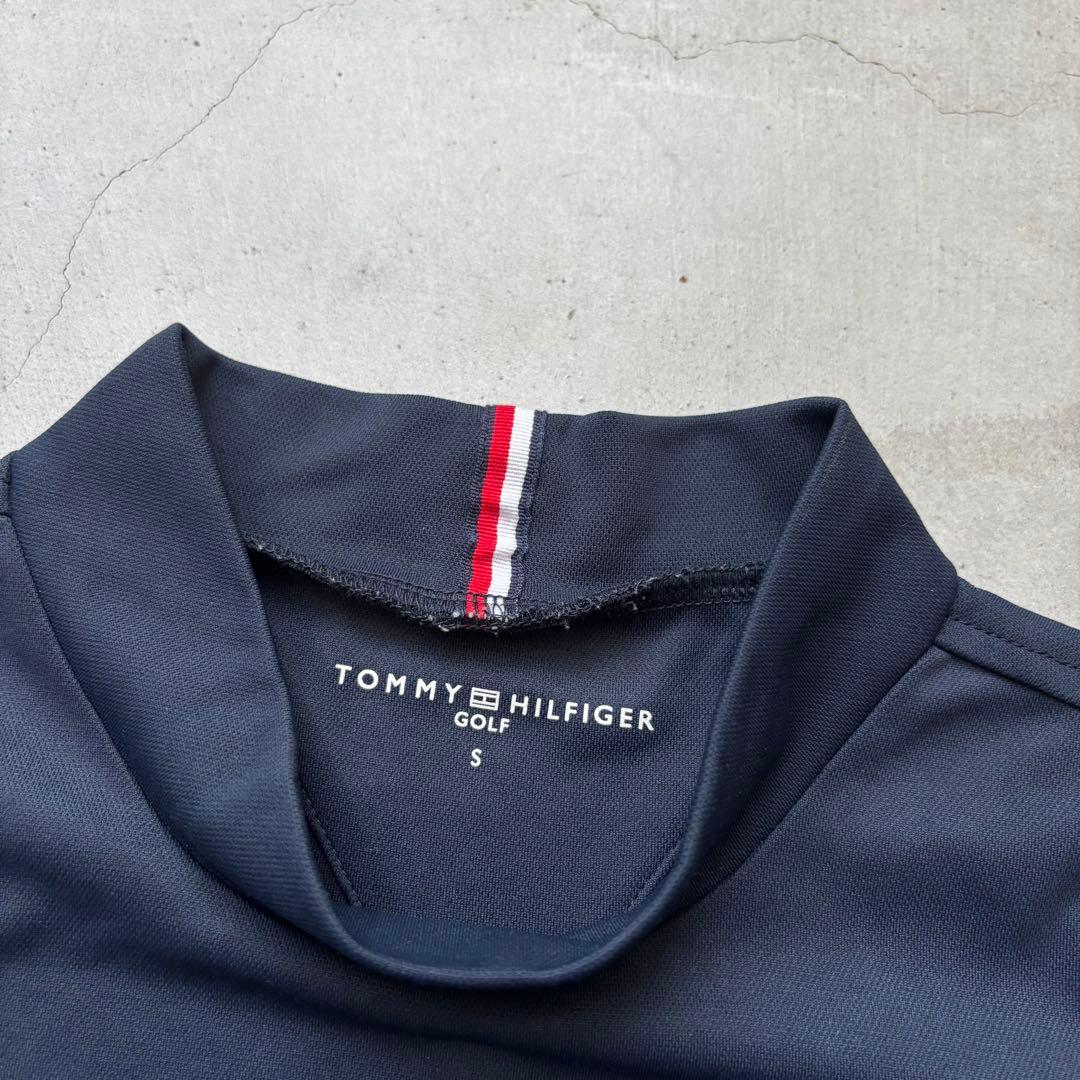 【美品】  GOLF 半袖モックネックTシャツ ロゴ