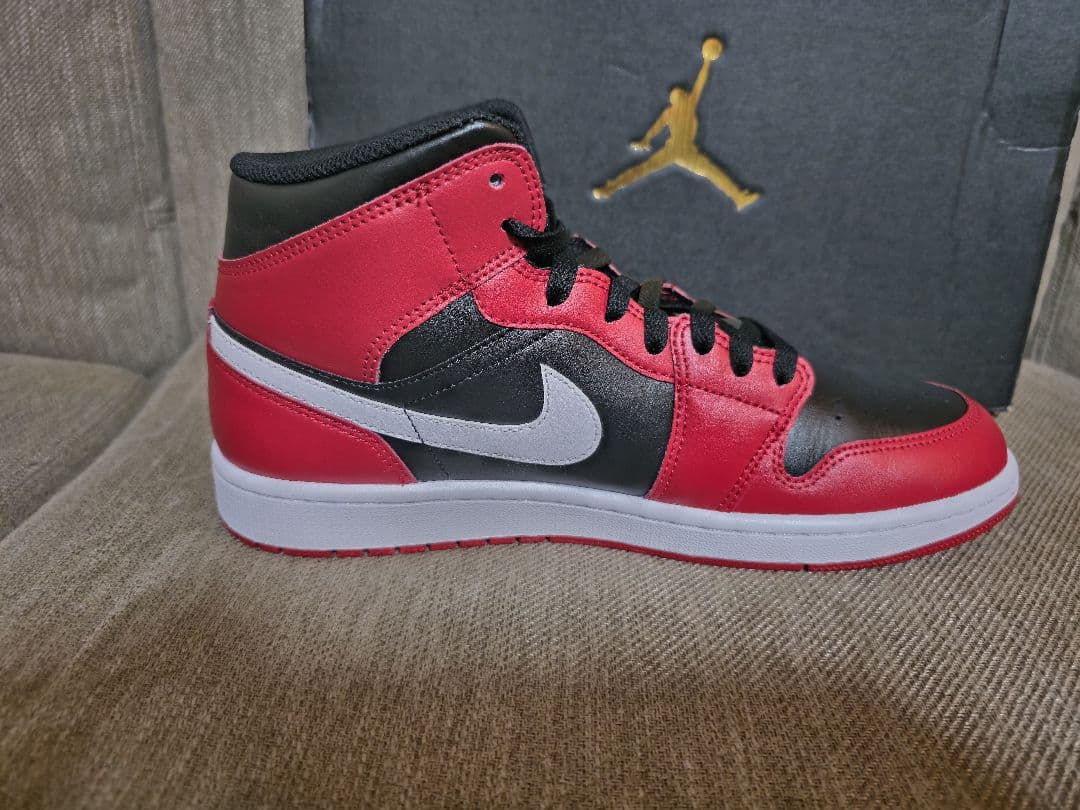 値下げ　NIKE AIR JORDAN 1 MID GymRed 28.0