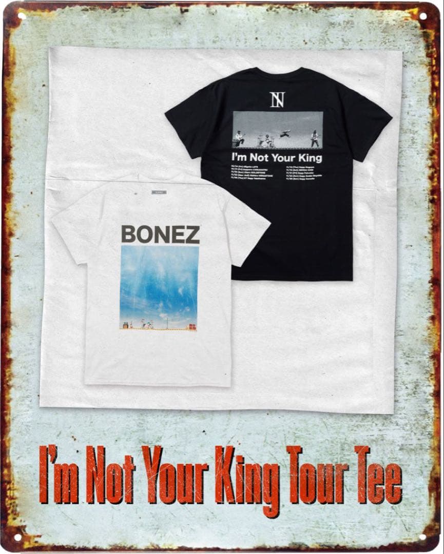 The BONEZ ツアーTバンT サイズXXLブラック　(RIZE Jesse