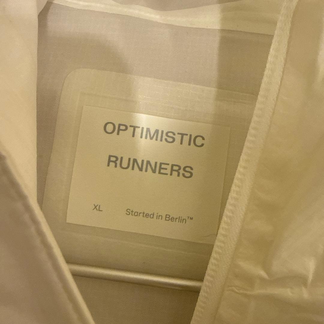 Optimistic Runners レインジャケット XL