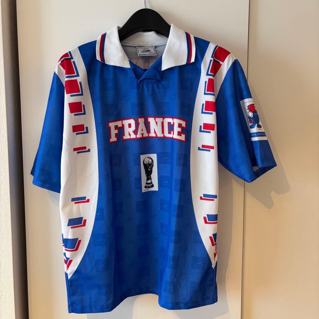 【レア商品】90s 希少サッカーゲームシャツ 1998年フランスワールドカップ