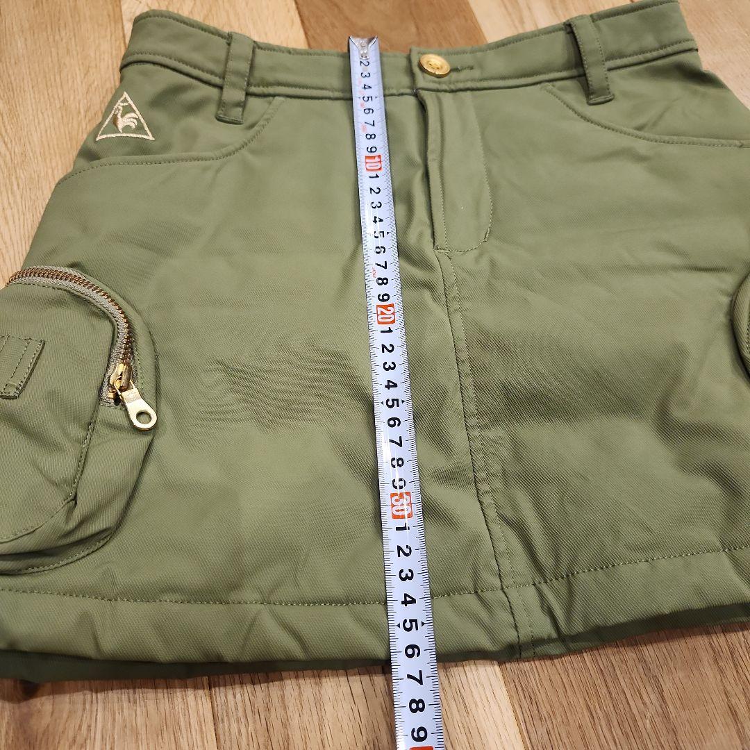 ルコック le coq sportif ウェア ゴルフ　スカート　カーキ　7