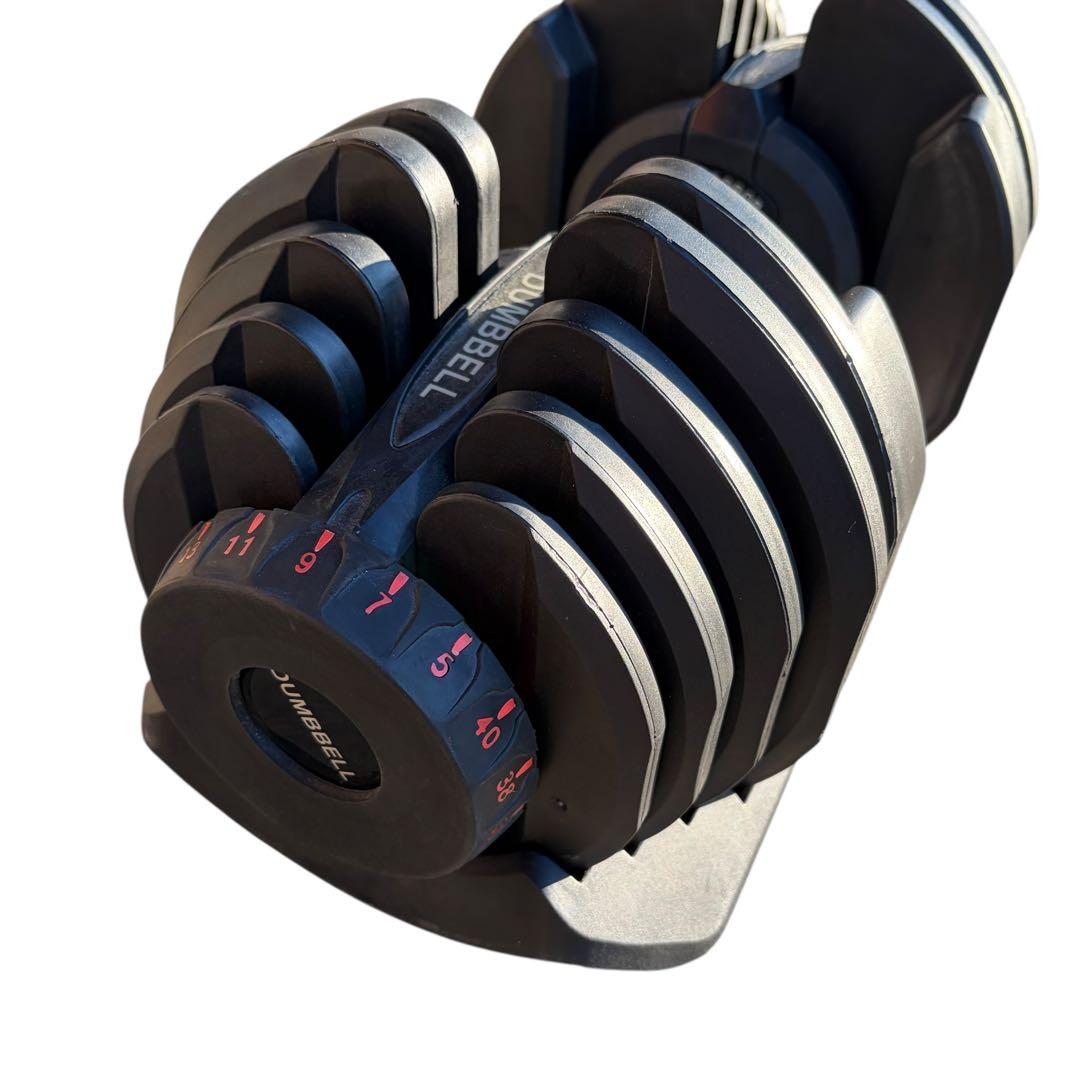 【動作確認済】DUMBBELL 可変式ダンベル 40kg ①