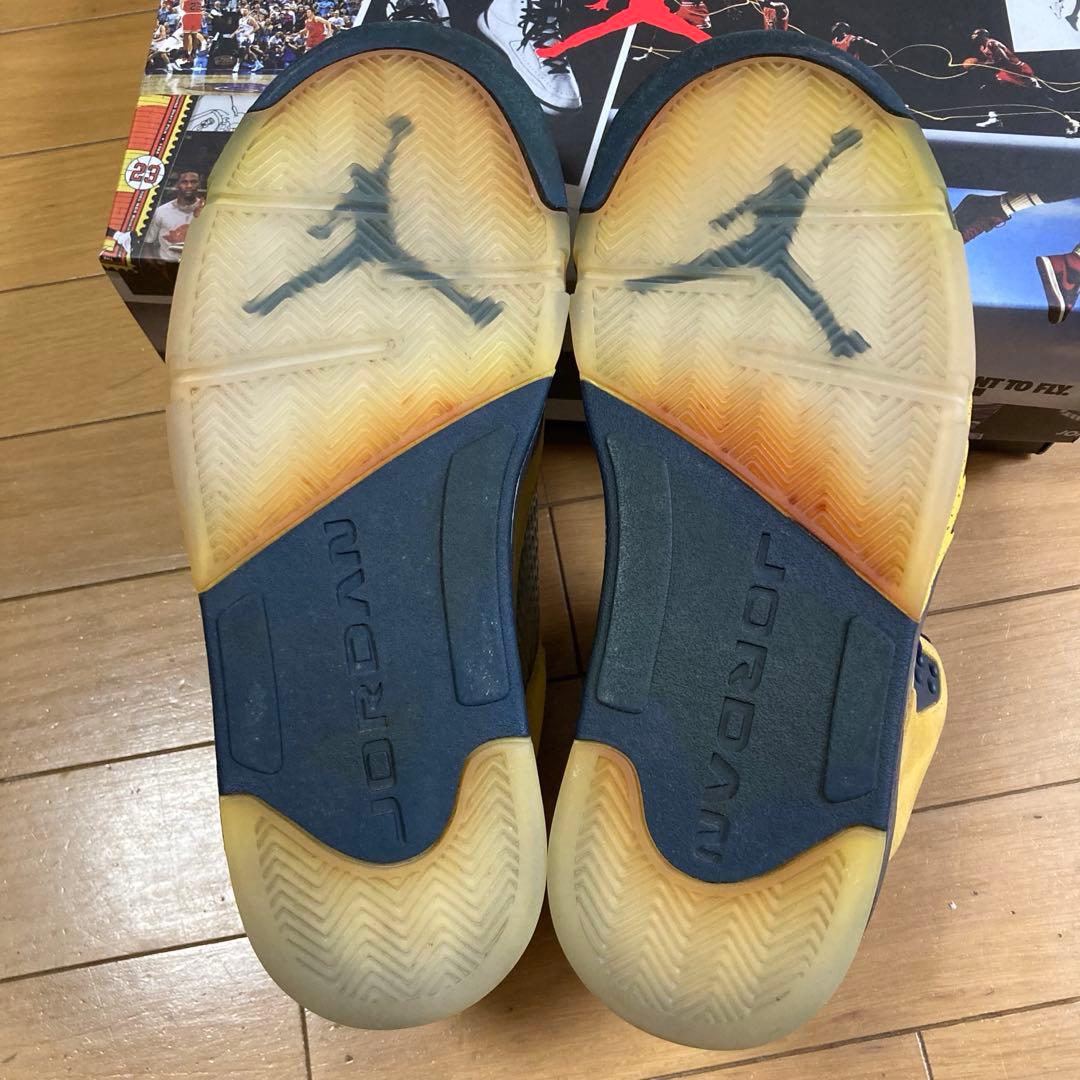 シューズ(男性用) NIKE AIR JORDAN 5 MICHIGAN 28 CQ9541-704