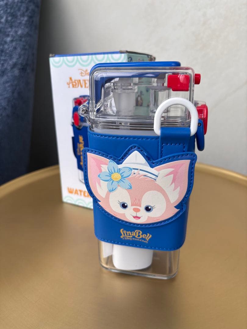 ディズニークルーズ アドベンチャー号　ストロー付きボトル★DCL