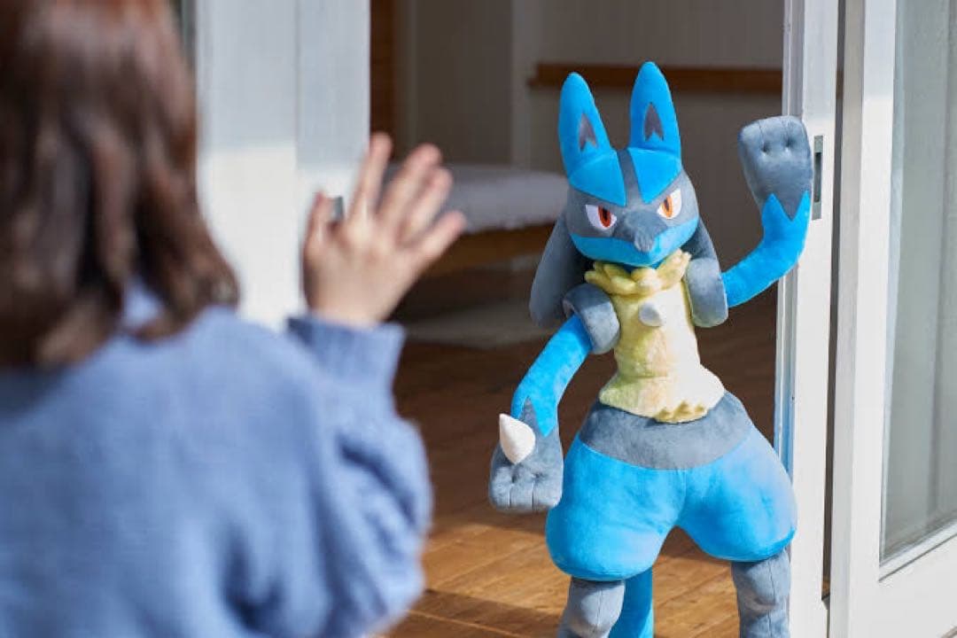 ポケモンセンター ルカリオ 等身大ぬいぐるみ