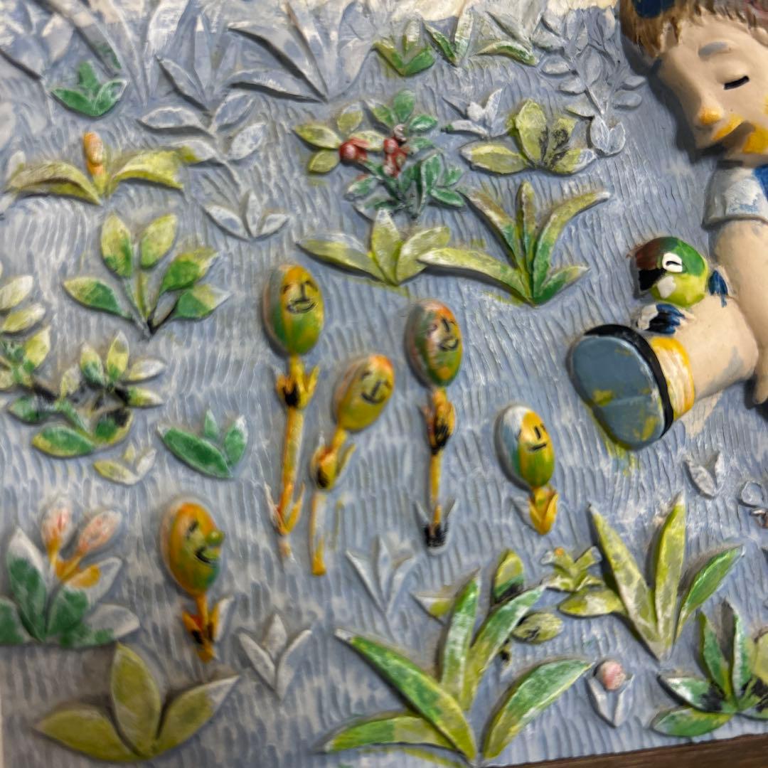 画家　足立美術館　動画の世界　林義雄　陶板　スタンド付き