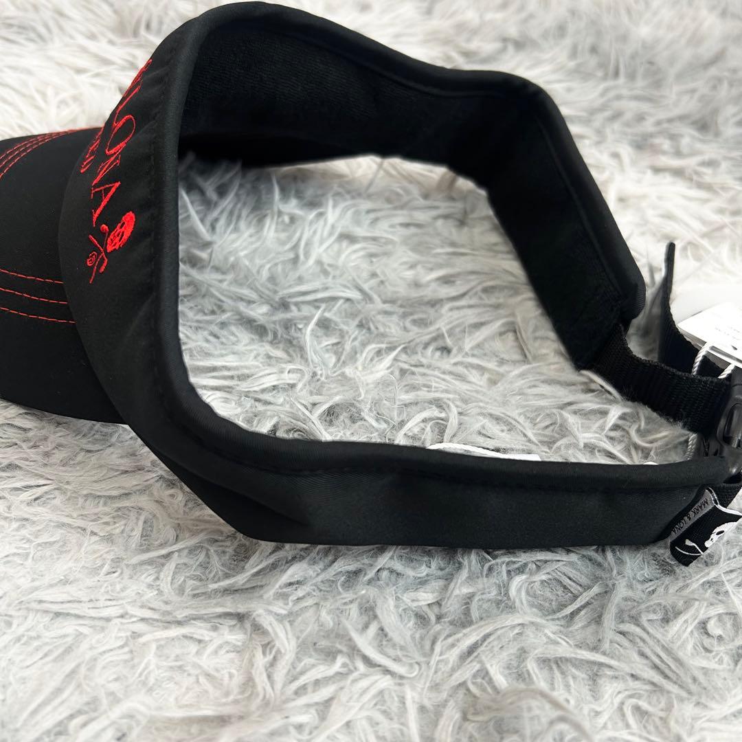 新品　マークアンドロナ　サンバイザー　ブラック　ユニセックス　フリーサイズ