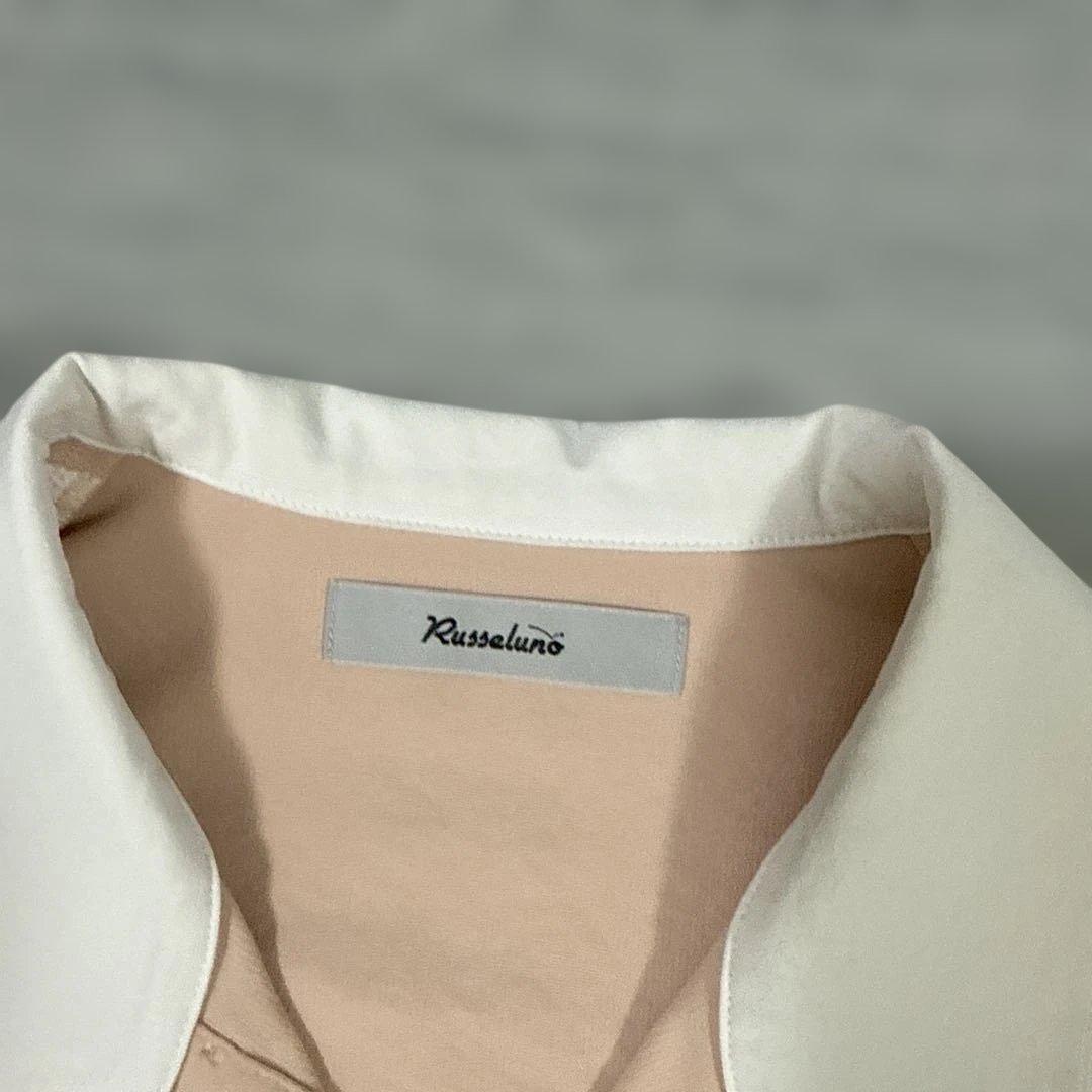 美品　RUSSELUNO ラッセルノ　メンズ　総柄　半袖シャツ　4
