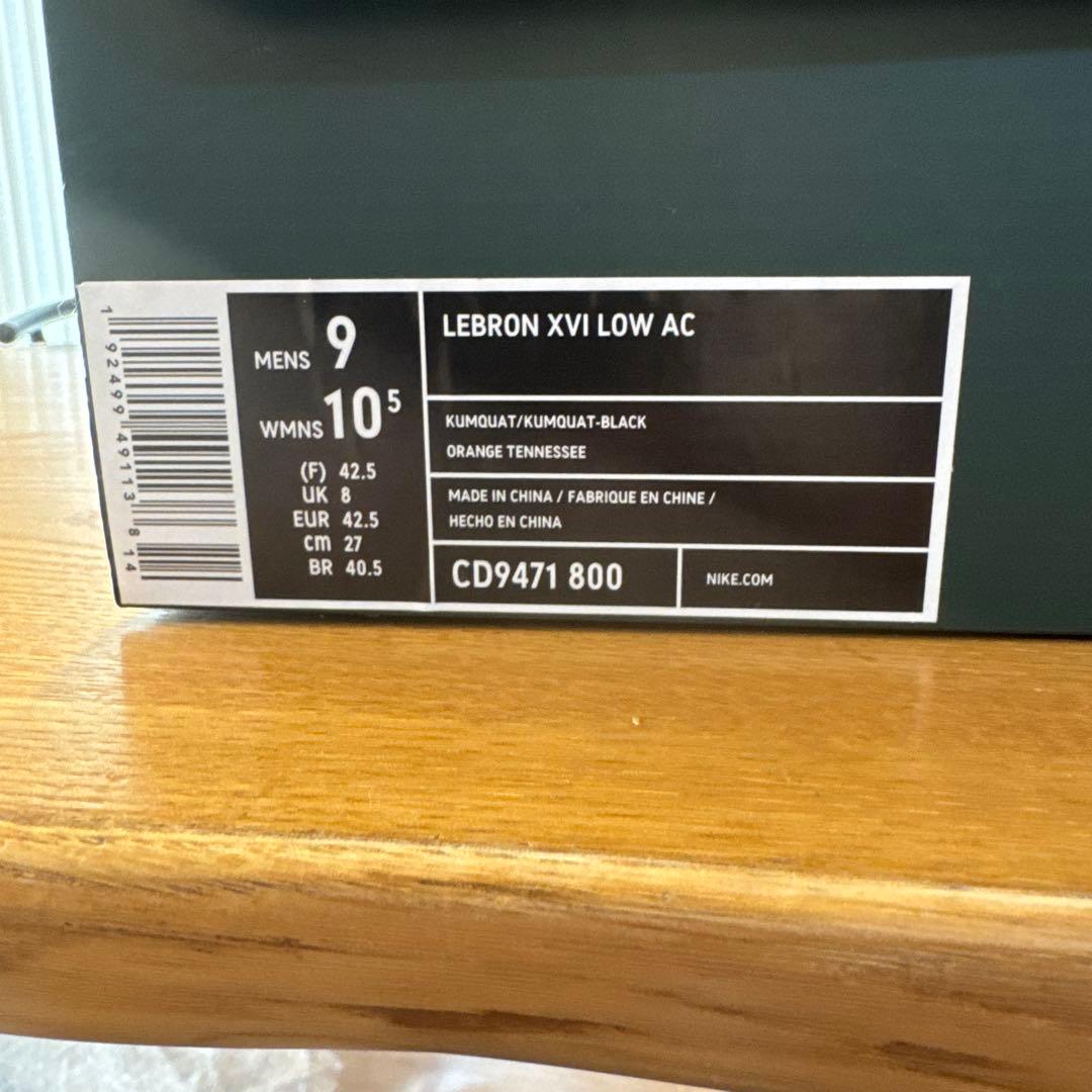 atmos × Nike LeBron 16 Low \"Safari\" レブロン
