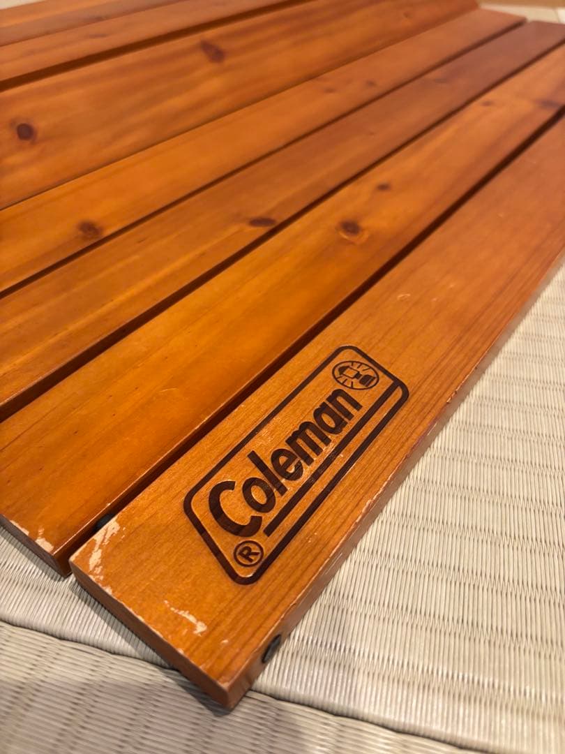 Coleman ナチュラルウッドロールテーブル クラシック(110)
