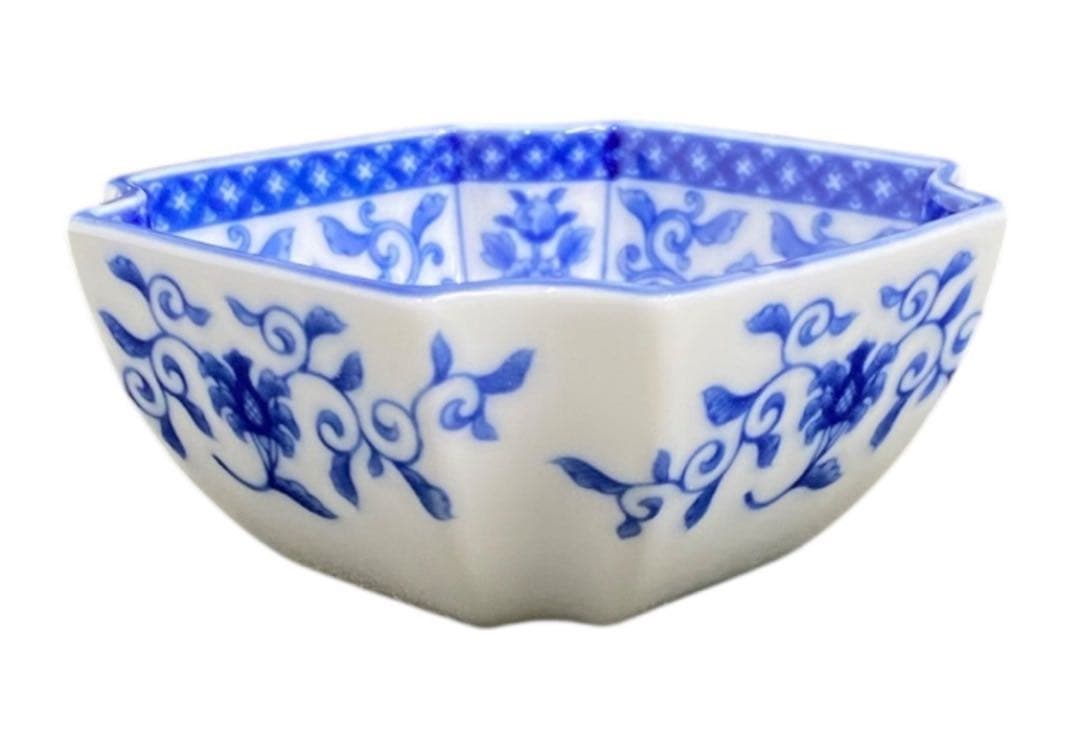 未使用品　深川製磁　有田焼　かぶと唐津　小付揃(小鉢)5個セット　25ス419