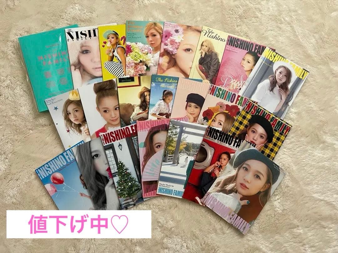 西野カナ 会報vol:7～vol:27 収納ファイル付き