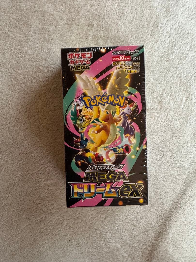 ポケモンカード　MEGAドリームex シュリンク付き　新品未開封　6BOX