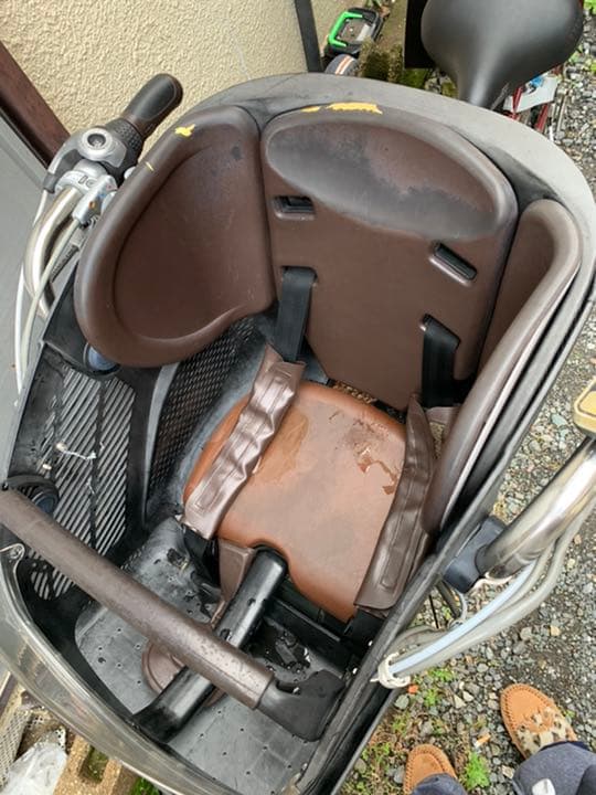 ブリジストン電動自転車❤赤色❤後ろ乗せも赤❤