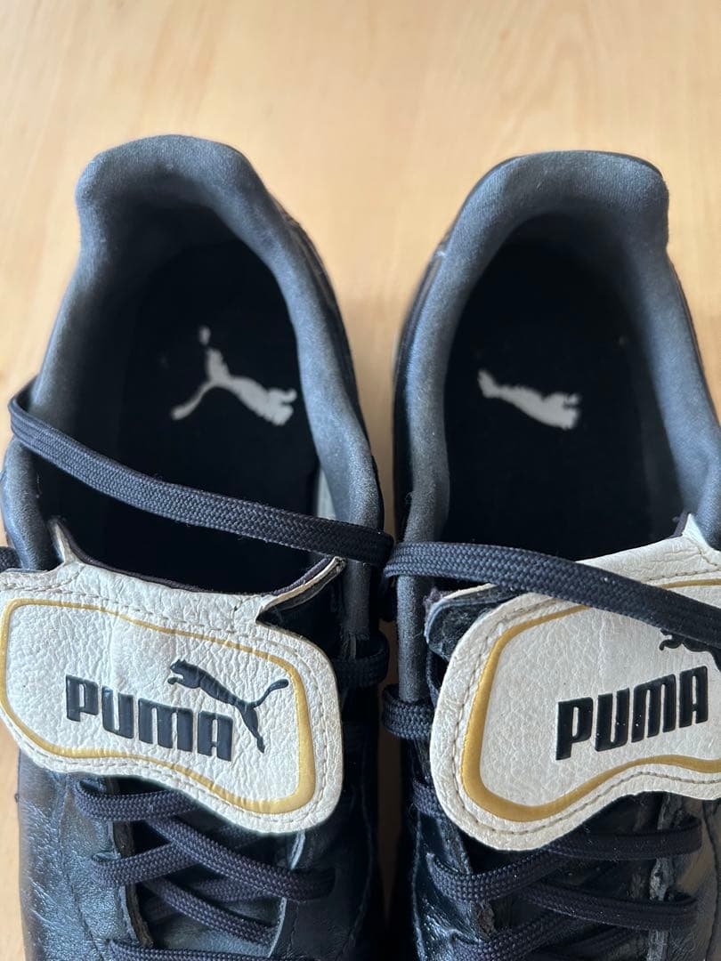 PUMA KING ターフシューズ 26.5cm ブラック×ホワイト