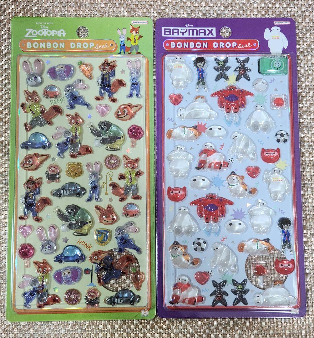 【正規品】ディズニー ボンボンドロップ シール 6種 新品未開封