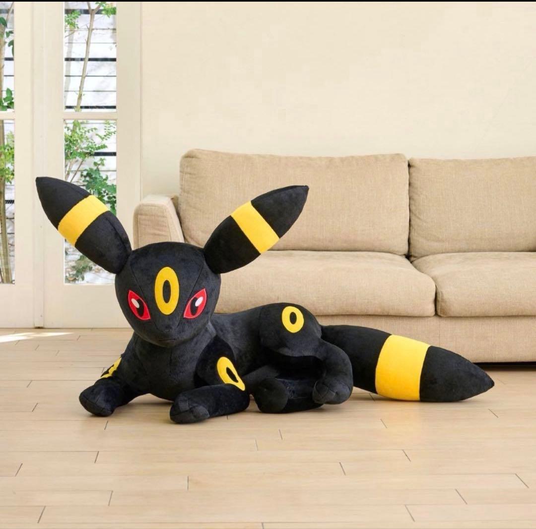 ポケモンセンター　等身大 エーフィ&ブラッキー　　ぬいぐるみ 寝そべり　新品