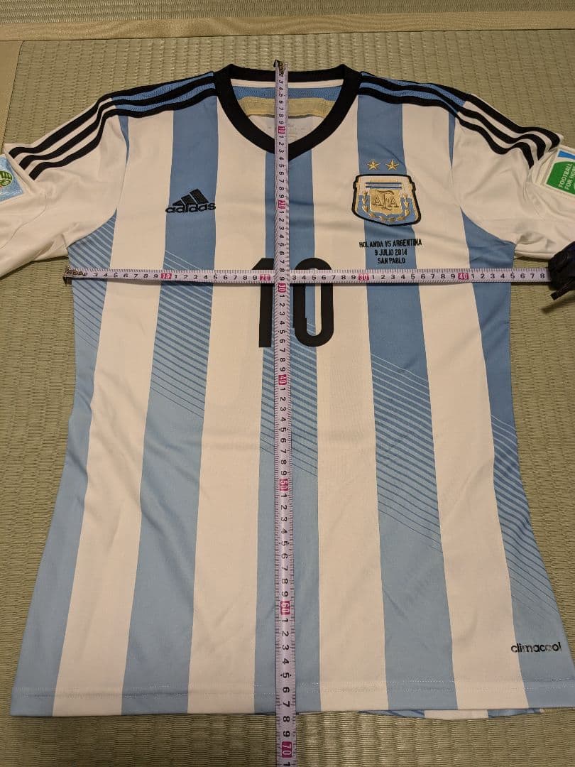 ２０１４シーズン　アルゼンチン代表　メッシ　ユニフォーム（紙タグ無）